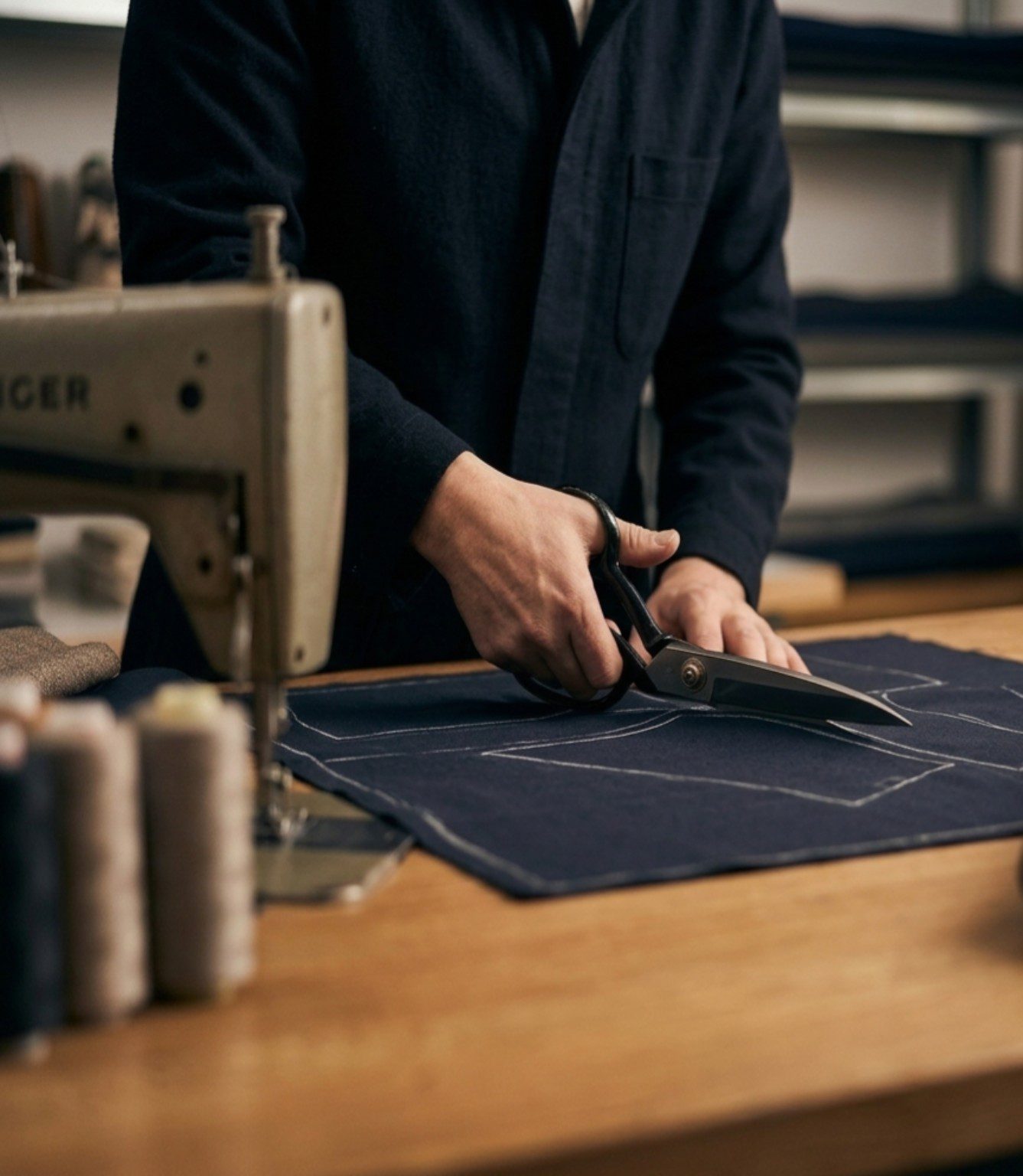 Precision cutting of fabrics