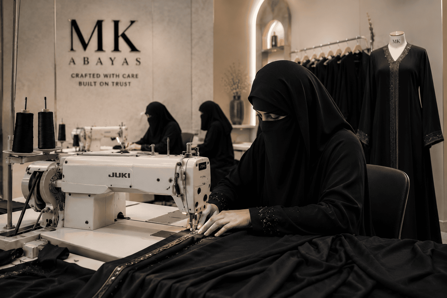 MK Abayas premium burqa manufacturer and exporter from India